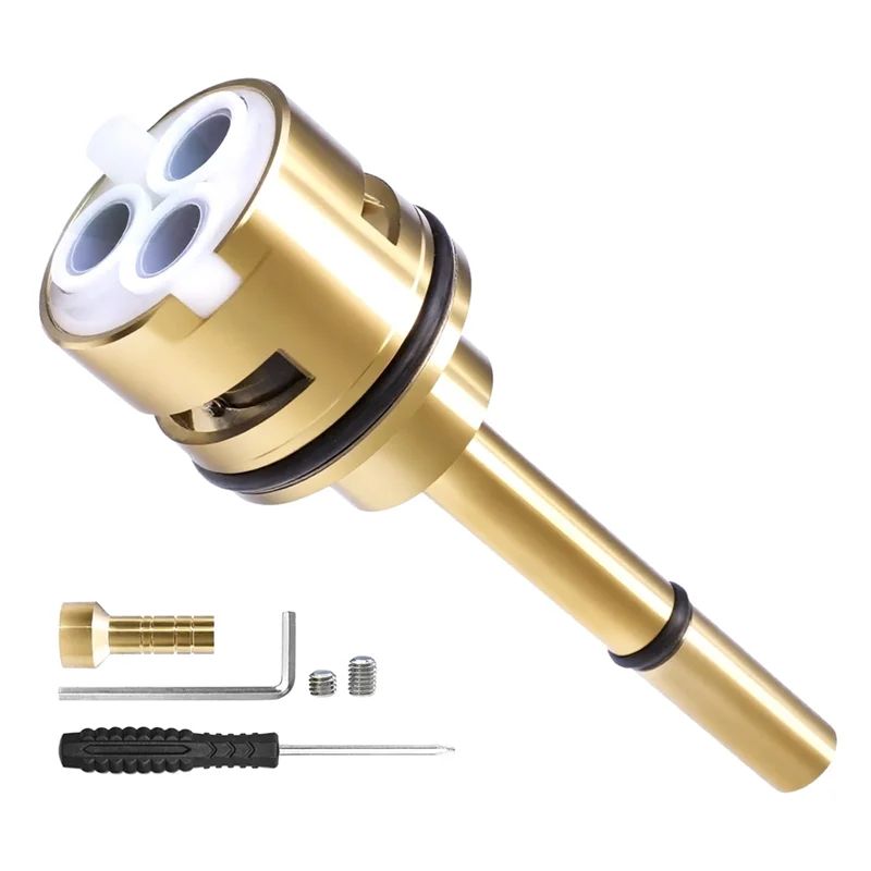 B08B-RP51918 Replacement Cartridge Set For Delta R11000 R22000 Faucet Valve, 3 Setting Diverter, 3 Way Shower Diverter Valve Kit