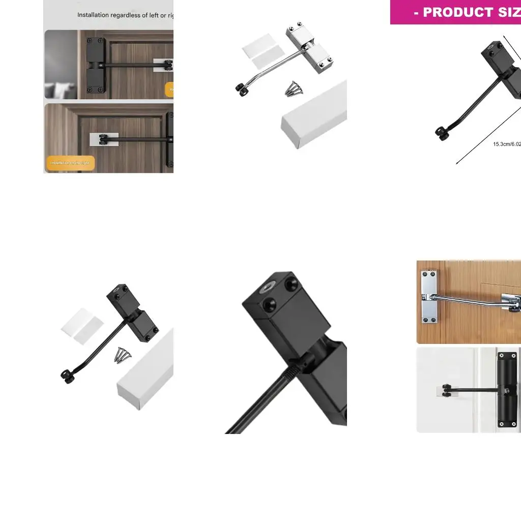 Auto Door Mechanism Quiet Spring Action Rustproof Alloys Easyly Install