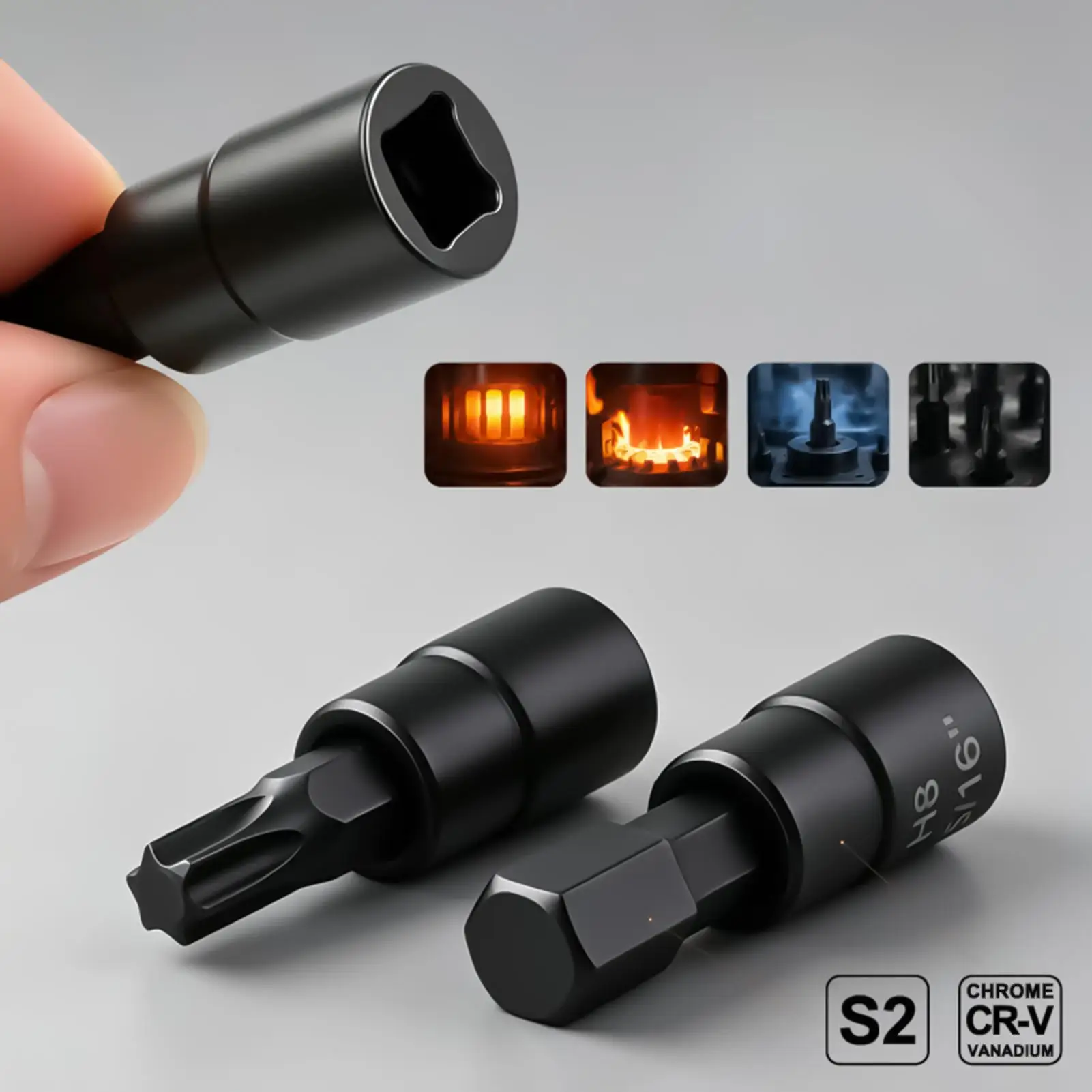 Hex Bit Set Metric and Imperial Repair Hex Bit Tools Drive Socket Maintenance Set for Home Garage Workshop Roadside Industry