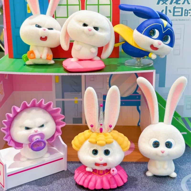 

The Secret Life Of Pets Snowball Blind Box Cute Snowball Princess Model Toy Soft Snow Ball'S Pillow Collectible Trendy Gift