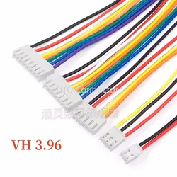5Pcs JST VH 3.96mm Pitch Single Female Plug Wire Cable Connector 2P 3 4 5 6 8 10 Pin VH3.96 22AWG Wires 10CM 20CM 30CM