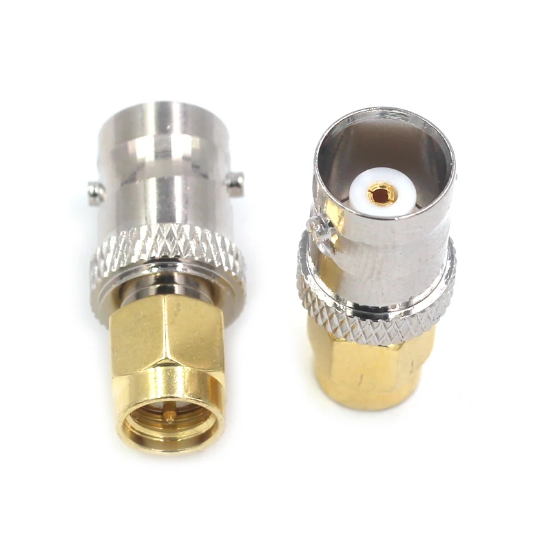 SMA to BNC Female and Male Adapter All copper Walie-talkie Antenna Connector