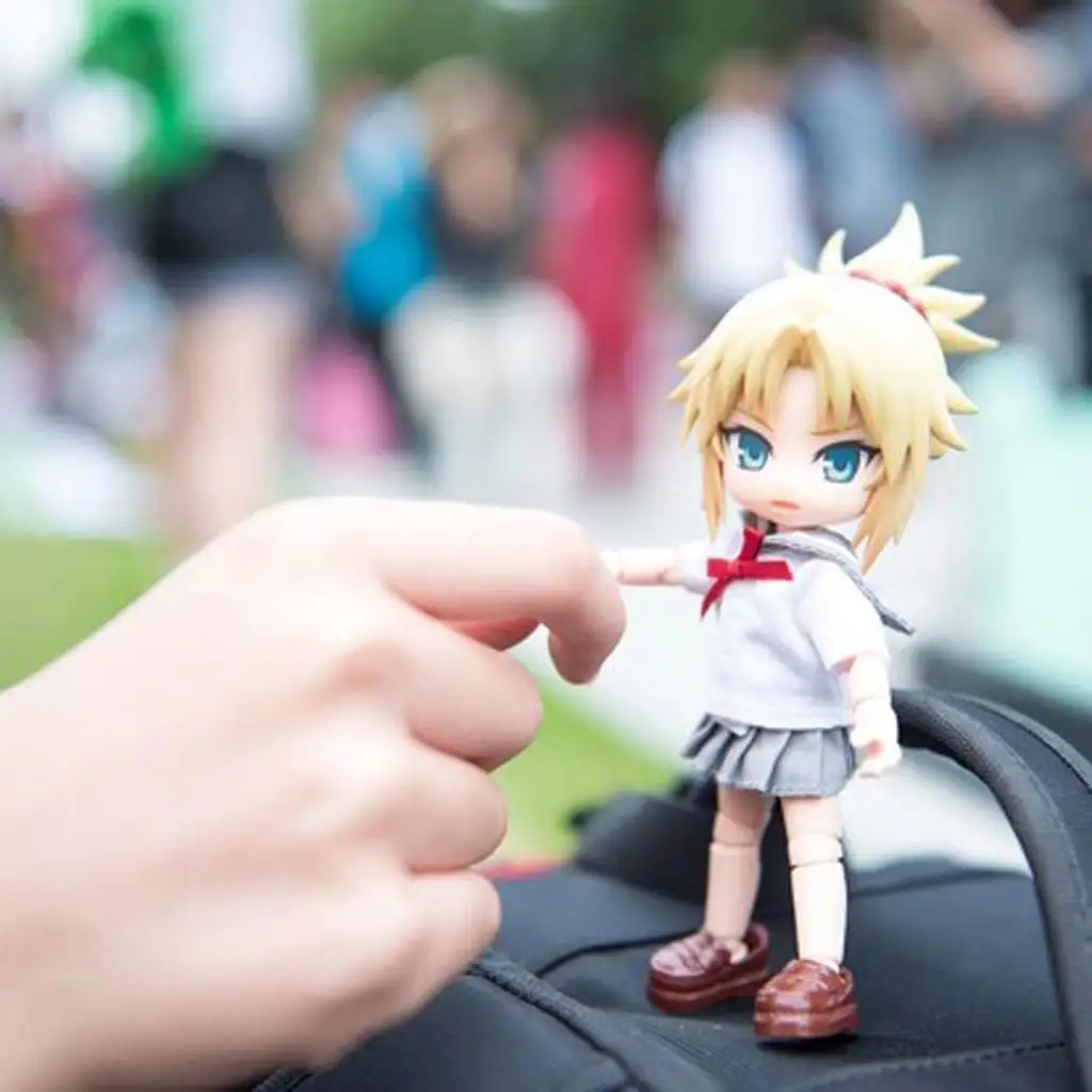 Puppen-Schuluniform-Outfit, Stoffkleidung, Puppenzubehör, modische Puppenkleidung für Obitsu11 OB1