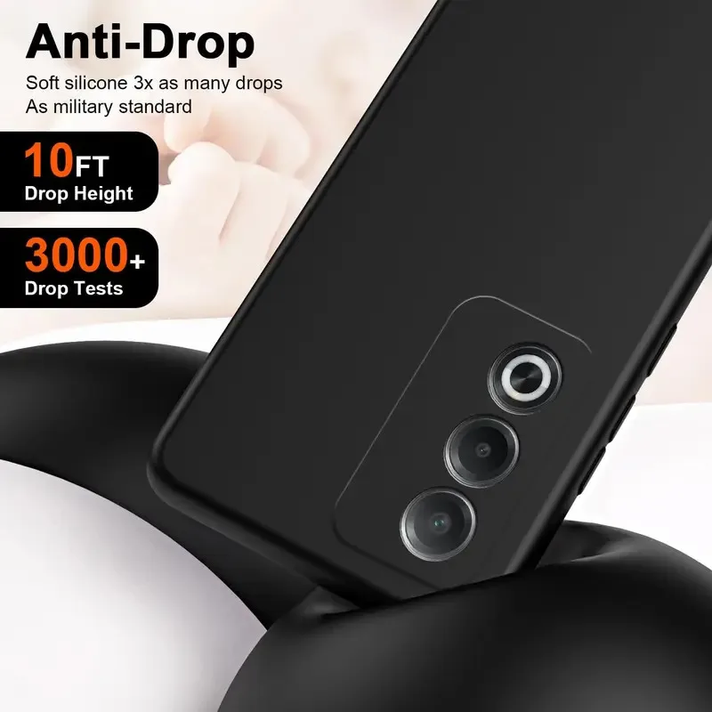 

Luxury Phone Case For OnePlus Nord 5 CE 5 CE5 5G Magic Easy Liquid Antiskid Armor Textured Shield Silicona Pouch Shockproof