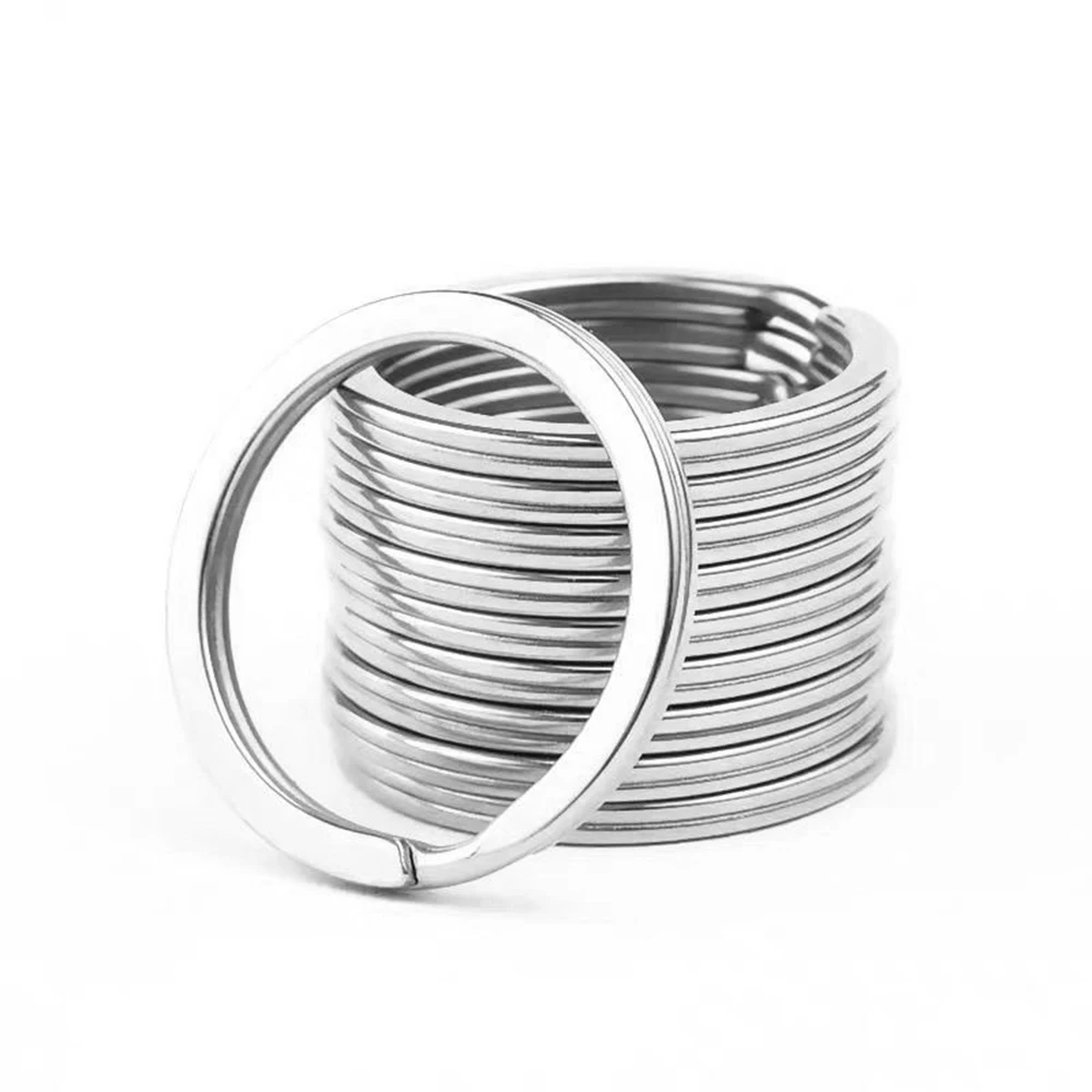 20pcs Alloy Split Keychains for Keychain Making