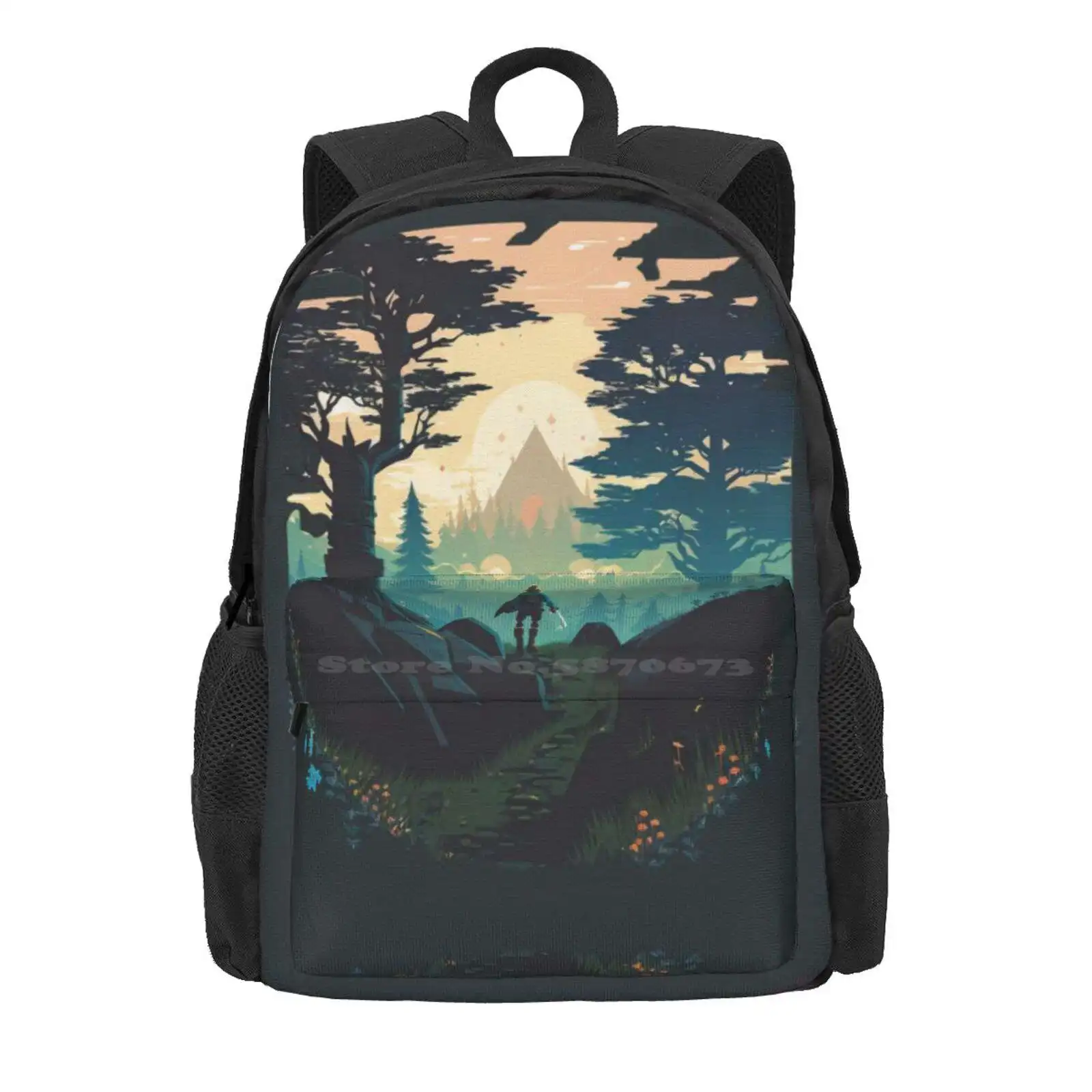 Wild Adventure Hot Sale Schoolbag Backpack Fashion Bags Link The Legend Of Hyrule Gaming Hero