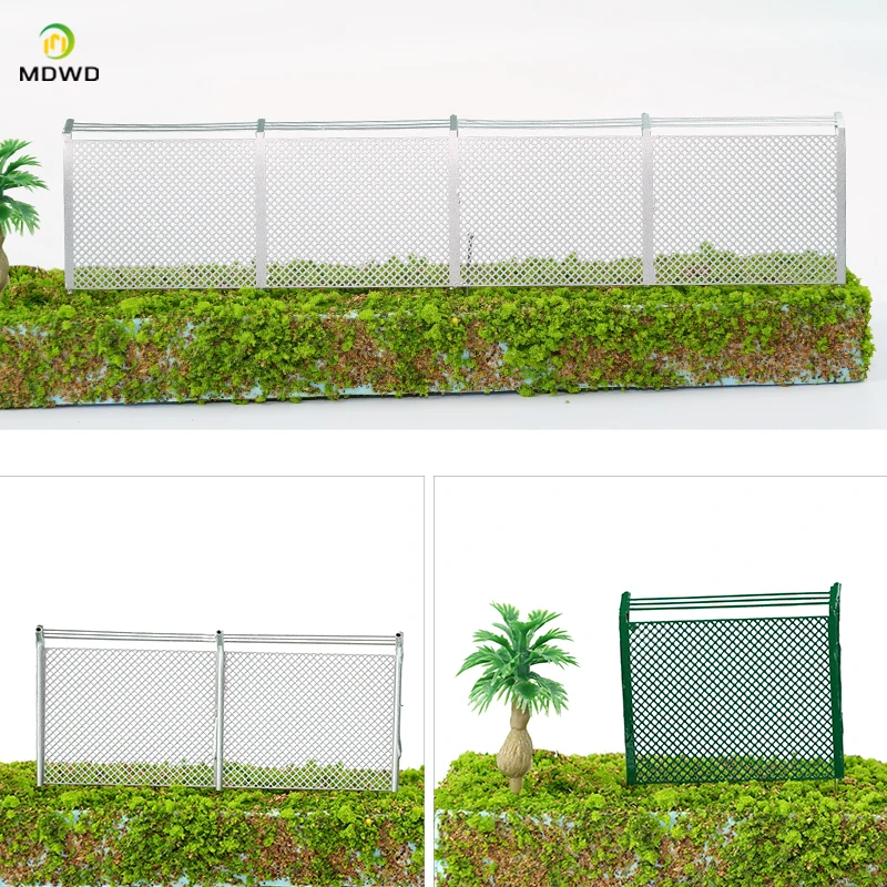 Filet de barrières de clôture Miniature, modèle de clôture, pour modèle de course, Micro clôture de paysage, Table de sable, accessoires de bricolage, 1/64