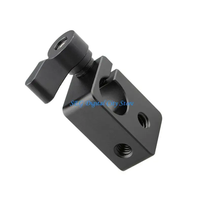 

U75B 15mm Single Rod Clamp Extension Adapter 1/4inch Thread Hole for DSLR Camera Cage