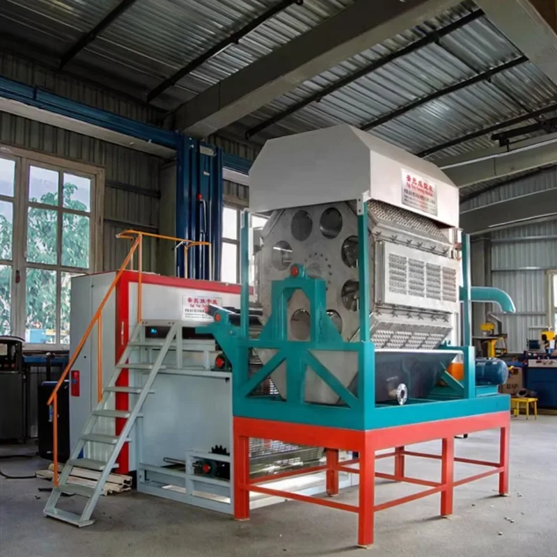 Egg Tray Manufacturing Production Line Machine for Egg Carton Featuring Core Components PLC Gearbox Motor