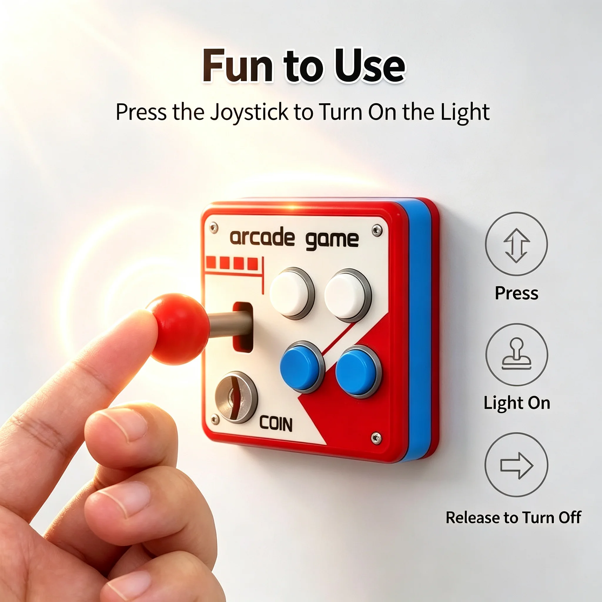 Retro Gaming In 2026 - Copertura Interruttore Luce Stampata in 3D,