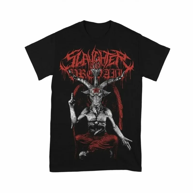 Russia Rock Heavy Mental SLAUGHTER TO prevay t-shirt maglietta a maniche corte da donna maglietta grafica Harajuku Streetwear camicie