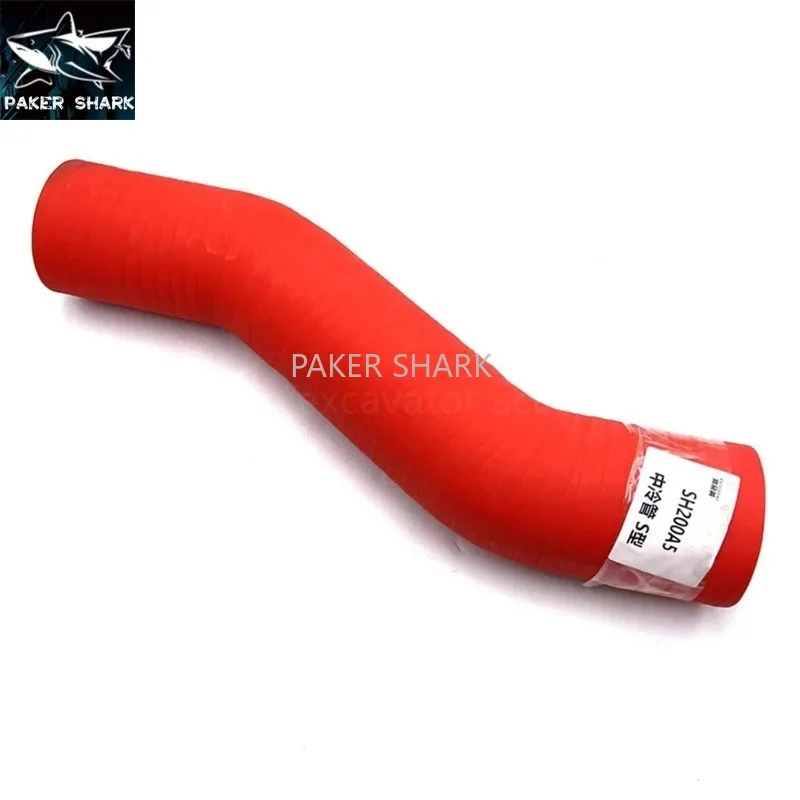 

Для CX SH200-5 CX210r воздушный фильтр впускная труба CX240-5 SH350-5 A5 нагнетатель интеркомпуля воздушный фильтр впускная труба экскаватор