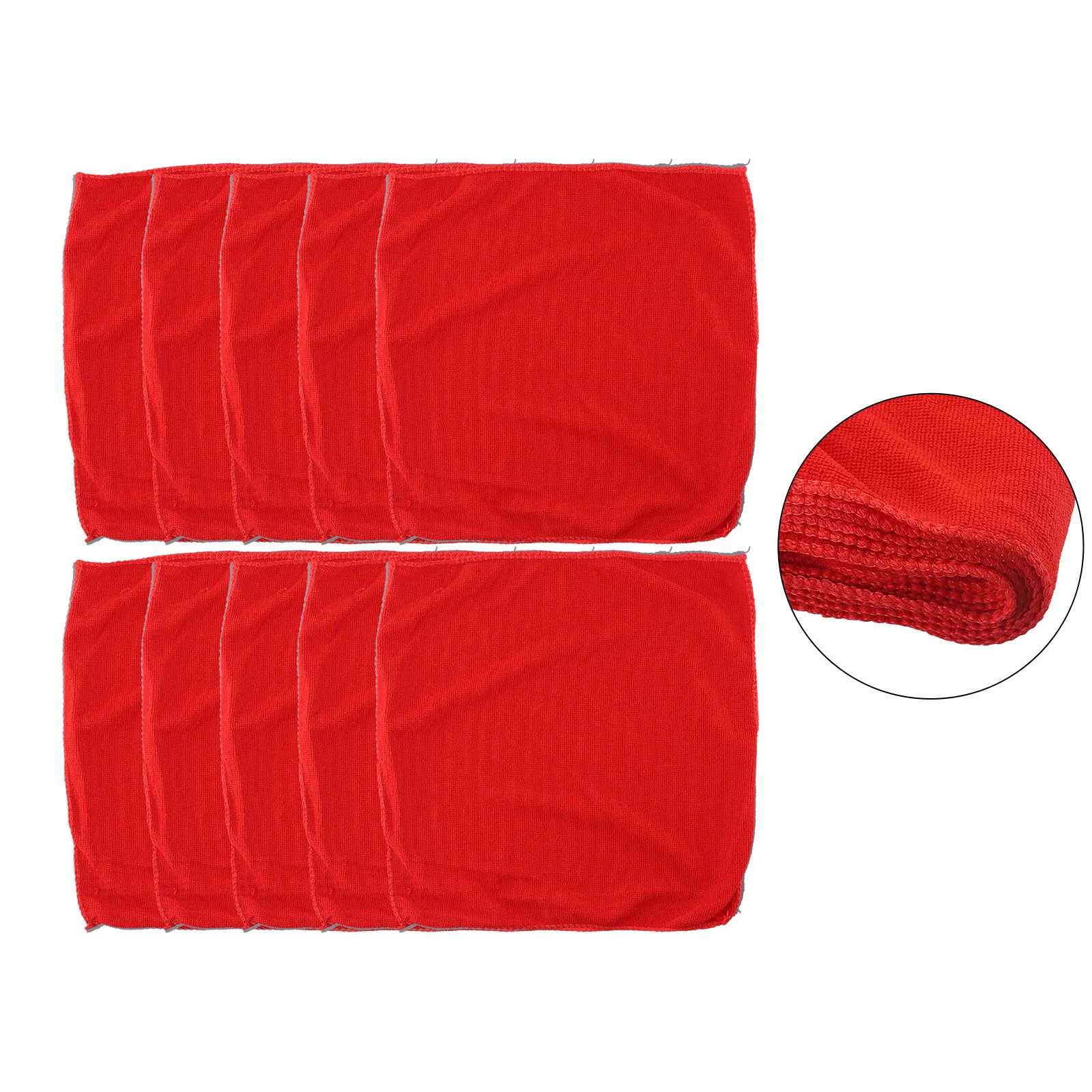 This set features ten effective microfiber cloths designed to provide thorough cleaning without leaving lint behind