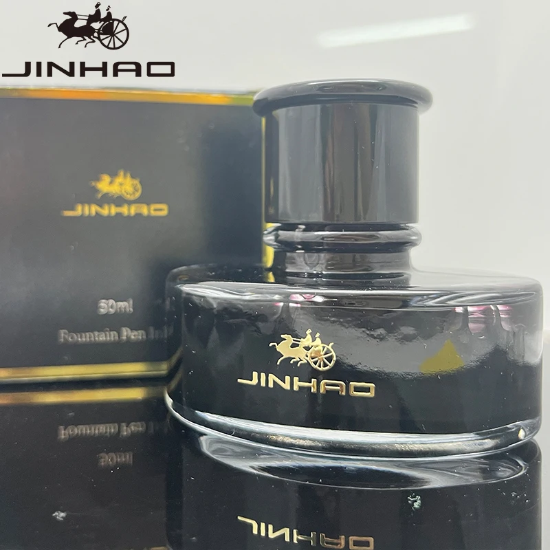 

1 Bottle Jinhao Jin Bo 50ml Fountain Pen Ink,Black,Red,Blue,Blue black,quick dry big bottle Calligraphy pen ink,Suitable for Wri