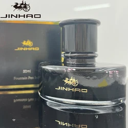 1 Bottle Jinhao Jin Bo 50ml Fountain Pen Ink,Black,Red,Blue,Blue black,quick dry big bottle Calligraphy pen ink,Suitable for Wri