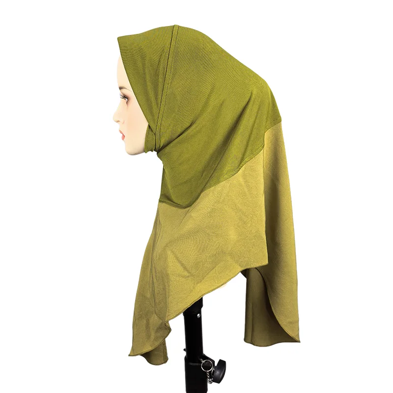 

Цельная шапка мгновенного действия Амира, многоцветный малазийский платок, мусульманский исламский хиджаб, шали, повязка на голову, тюрбан, Рамадан, химар, никаб