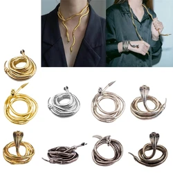 Multi-Purpose Bendable Snake Necklace Party Jewelry Flexible Alloy Necklaces