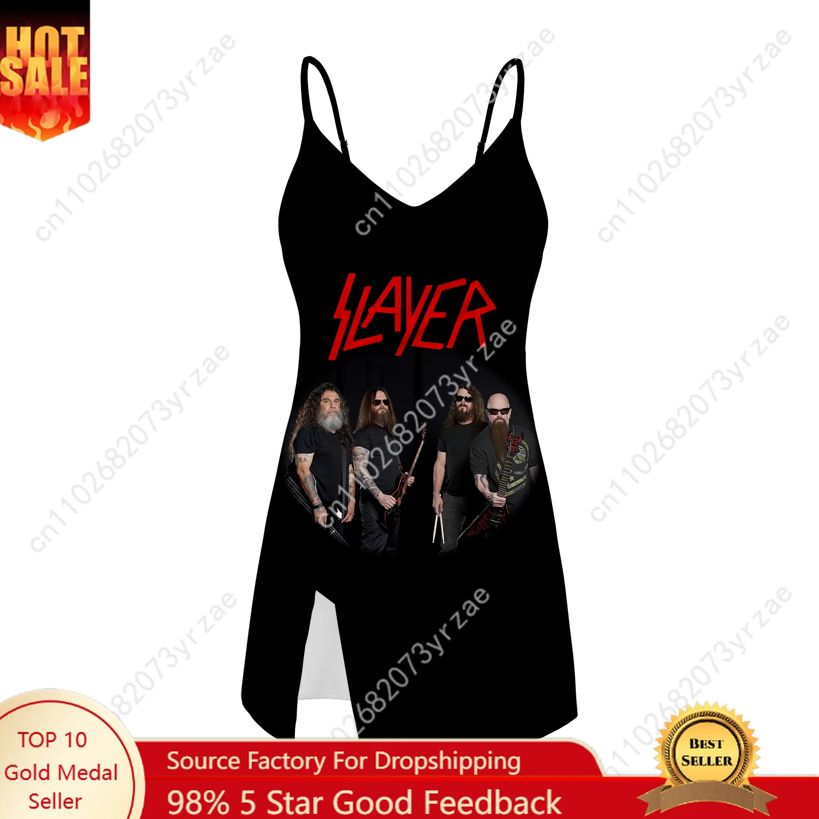 

Slayer Sling Dress Swimsuit Womens Bathing Suits Personalized Fashion Swimwear Pool Party Beach Sexy Bikini Customized Beachwear