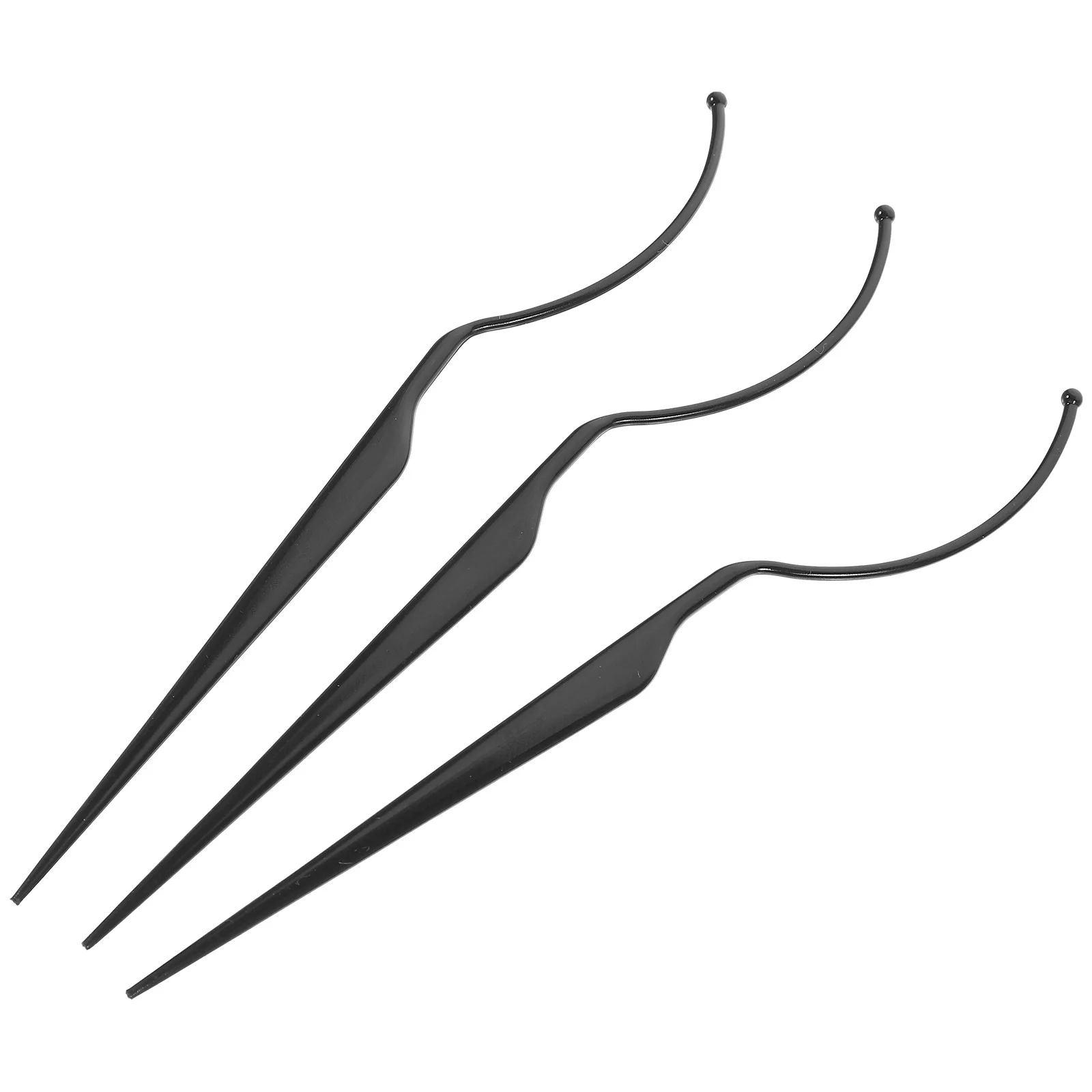 3 pezzi strumento per visualizzare ciglia finte curva regolabile ausilio per il trucco accessori per saloni in plastica durevoli ciglia che indossano strumento per innesto