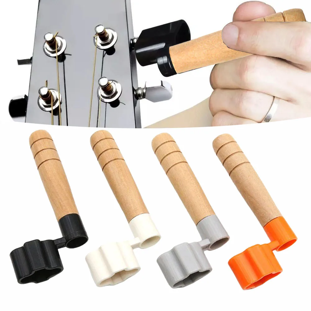 Crank Pin Puller Guitar String Winder At Home On Stage In The Studio Orange Suitable For Beginners Convenient Bridge Pin Puller