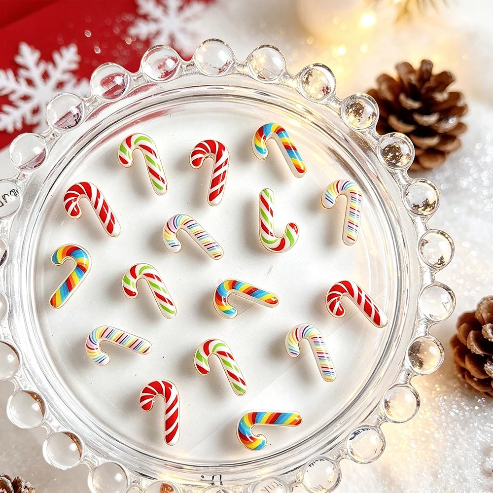 50Pcs 3D Christmas Candy Cane  - Xmas Resin Art review and price