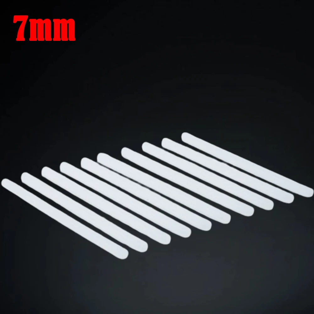 7/11mm 10pcs Transparent Hot Melt Glue Sticks For Glue Gun DIY Art Craft Home DIY Tools Home Repair Kits Decoration