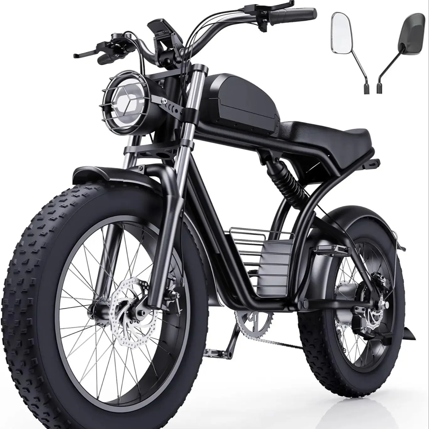 Kickwey K7 Elektrofahrrad für Erwachsene, 1500 W, 48 V, 23 Ah, Berg-Elektrofahrrad, 20 Zoll, fetter Reifen, Outdoor-Unterhaltung, Off-Road-E-Bike