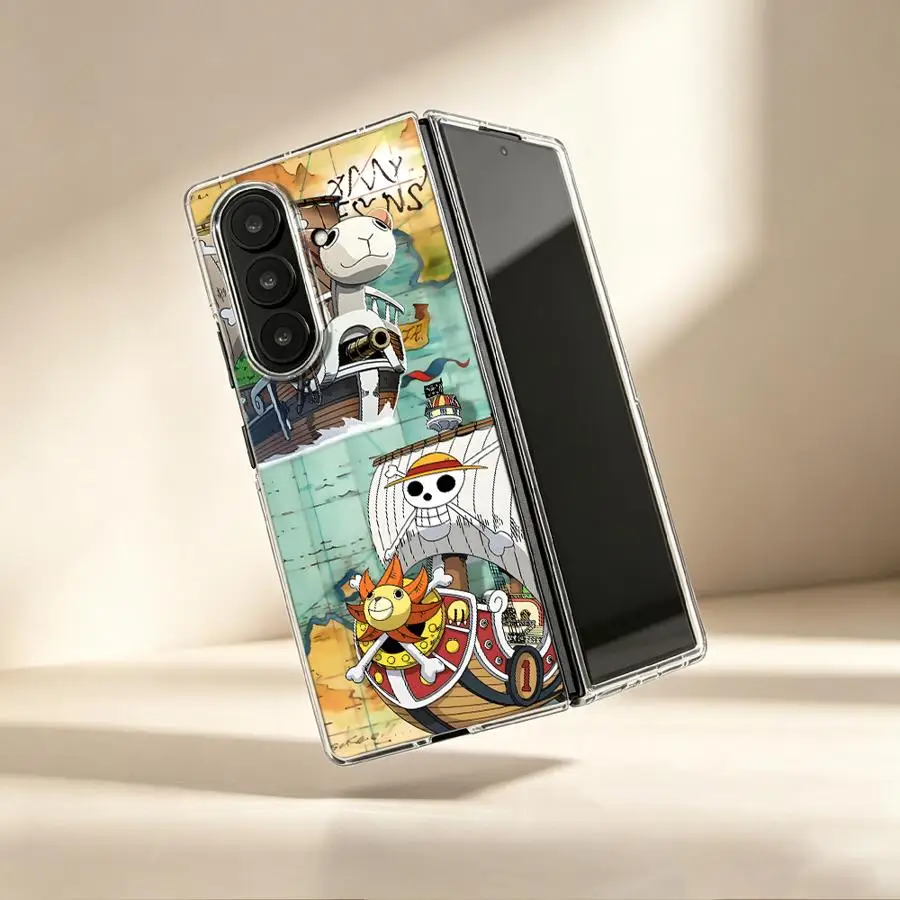 Going Merry Transparent Soft Phone Cover Case for Samsung Galaxy ZFold7 Z Fold 7 6 5 4 3 ZFold3 ZFold6 ZFold5 ZFold4