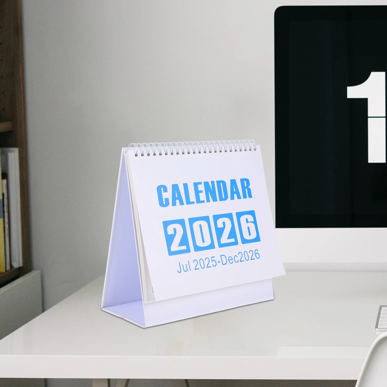 2026 Large Desk Calendar Planner Double Wire Binding Sturdy Paper 360 Degree Flipping Easy Page Turning Work Use