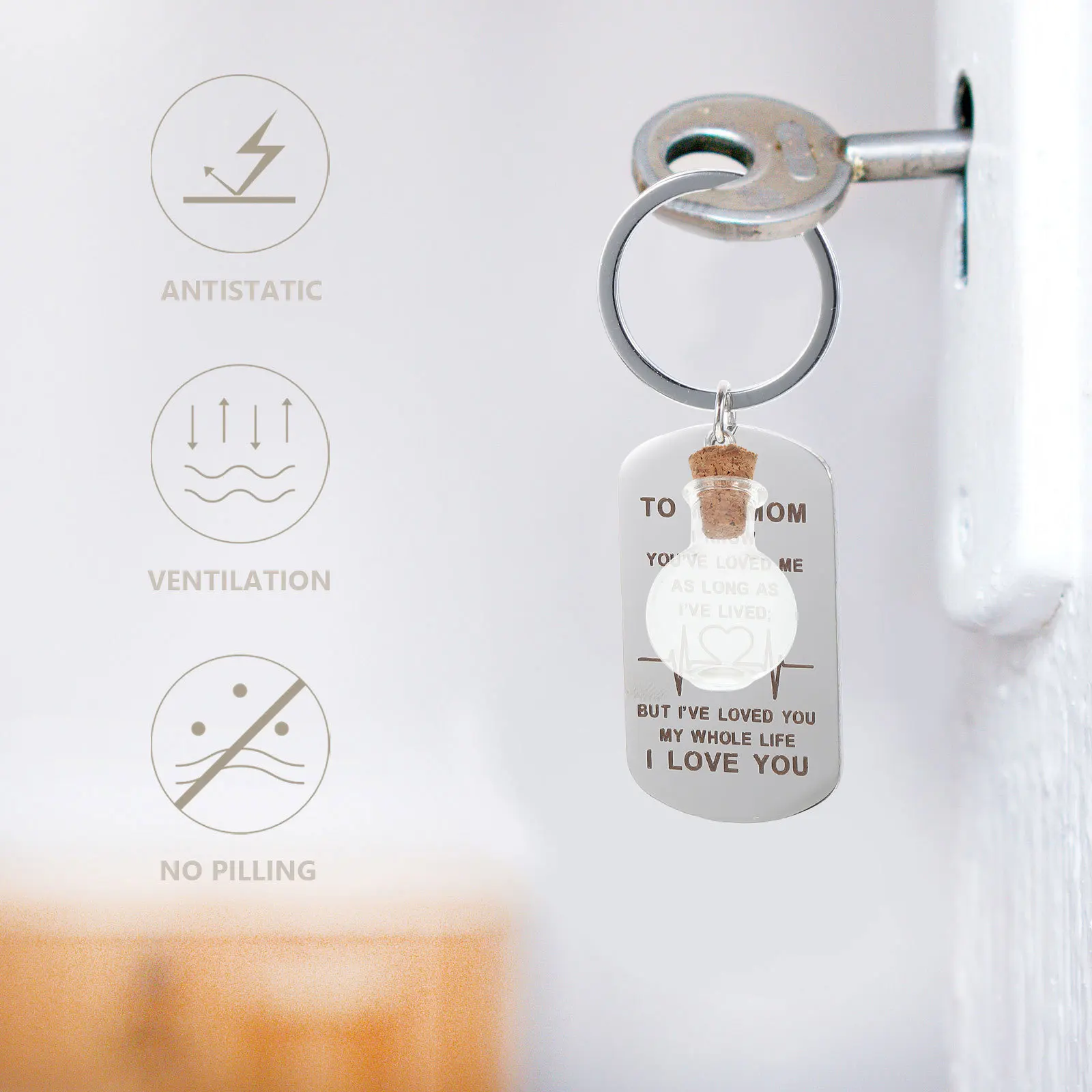 

10Pcs Clear Glass Wishing Bottles DIY Drift Bottles Storage Containers Decorative Jars for Mobile Phone Hanging Rope Accessories