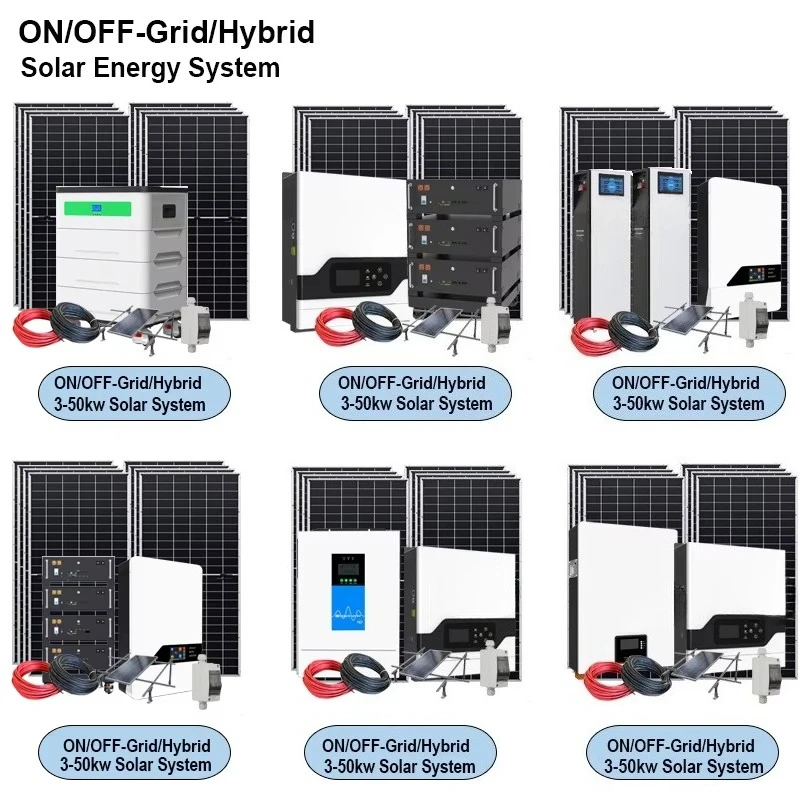 One-stop Off Grid Solar System Professional Solution 5Kw 10kw 5Kva Hybrid Solar Energy Storage System Kit With Lithium Battery