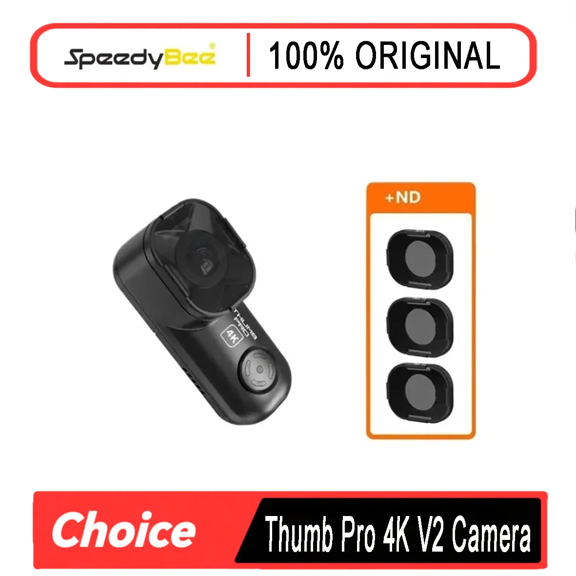 RunCam Thumb Pro 4K V2 New Version Bigger FOV HD Camera 16g Bulit-in Gyro Filter FPV Camera Wide Angle For FPV Racing Drone