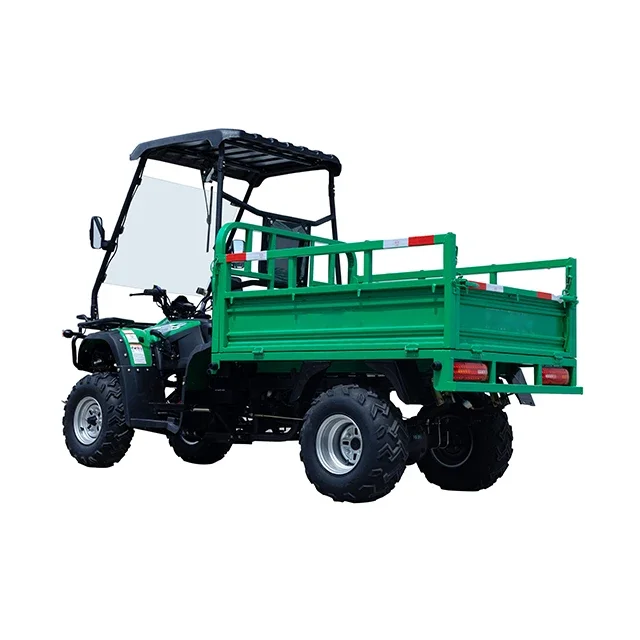 Eixo traseiro E-Cargo e veículo agrícola multifuncional com caixa de ferramentas