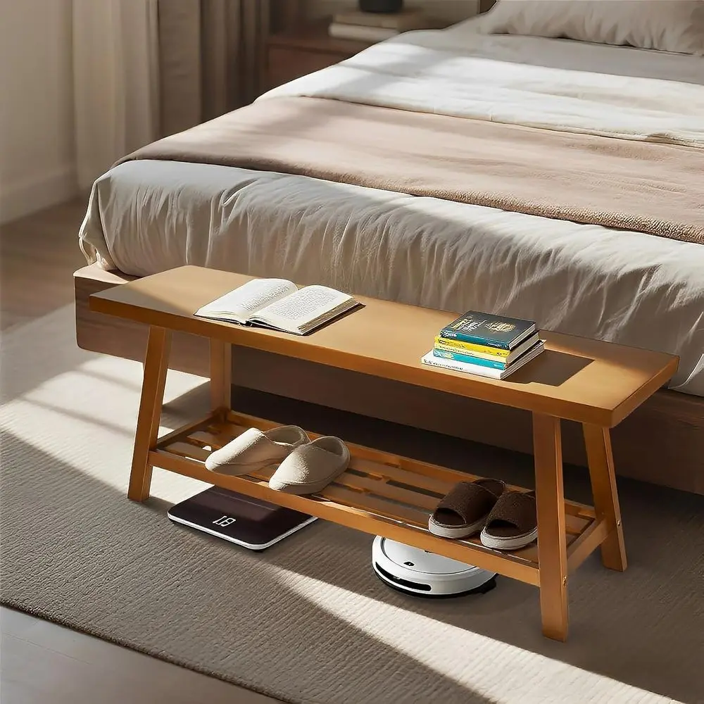 Panca compatta in legno rustico per ingresso, camera da letto, sala da pranzo, soggiorno e corridoio