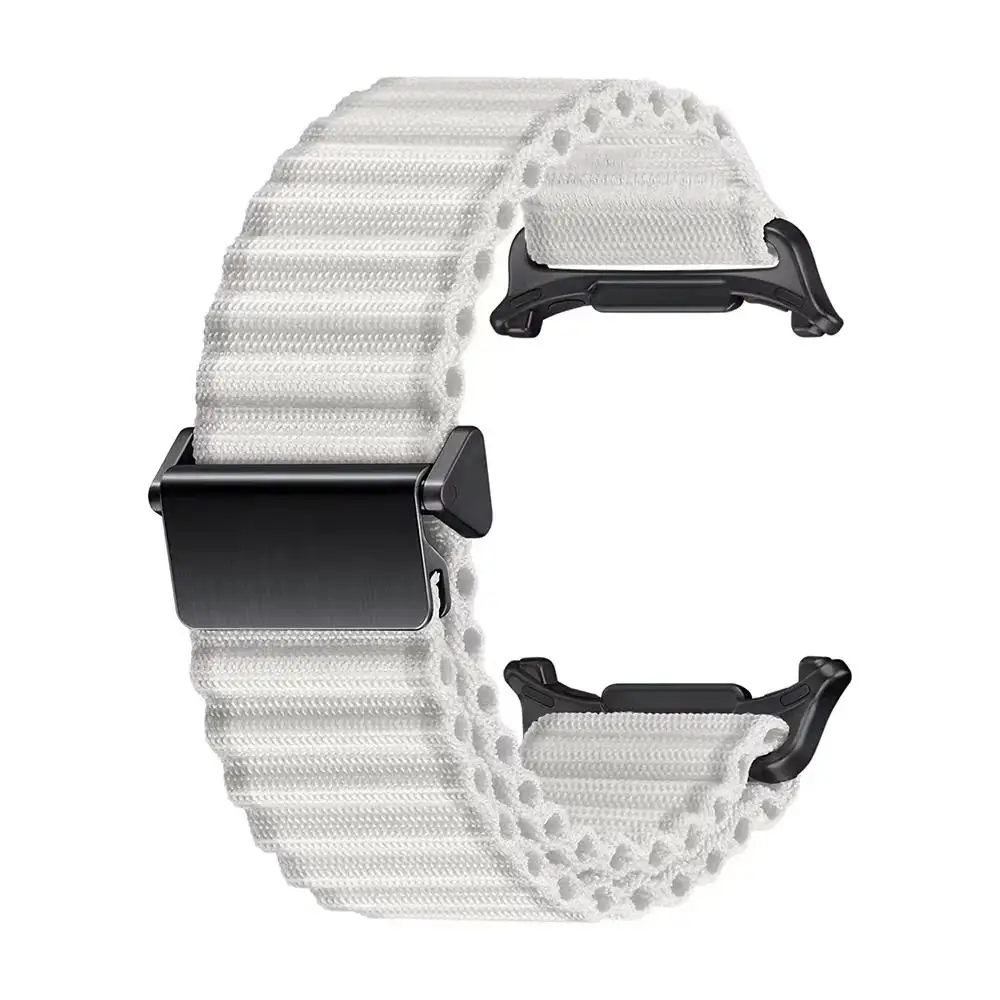 Nylon-Schlaufenarmband für Samsung Galaxy Watch 7 Ultra 47 mm Sport-Trail-Band für Galaxy Ultra, keine Lücken, Quick-Fit-Armband-Zubehör