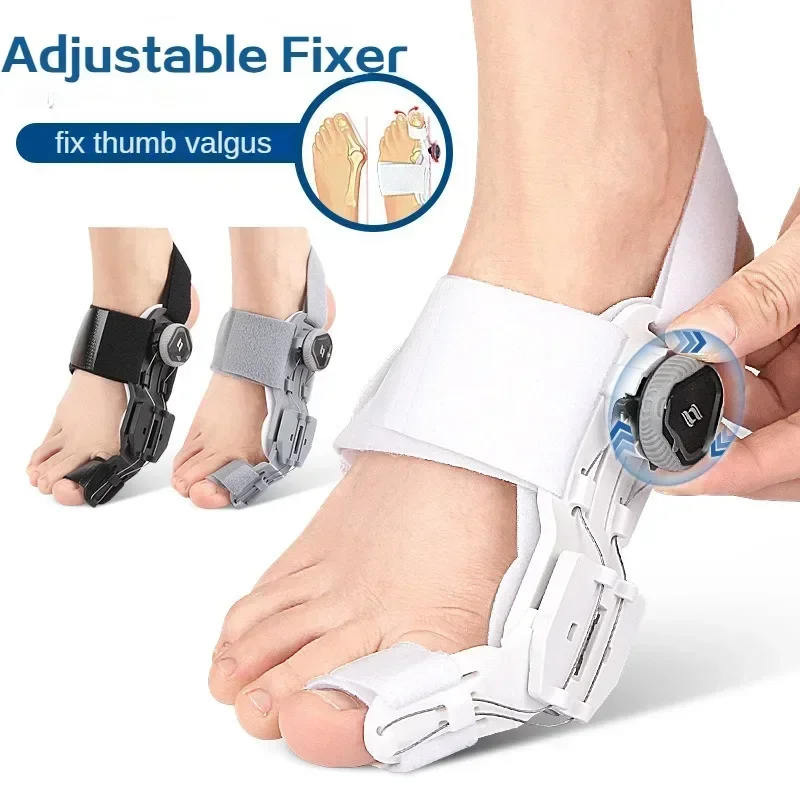 Корректор бурсита стопы унисекс, брекеты для ног, вальгусной деформации, вращающийся разделитель пальцев, выпрямитель, регулируемый корректор для пальцев и ног для педикюра