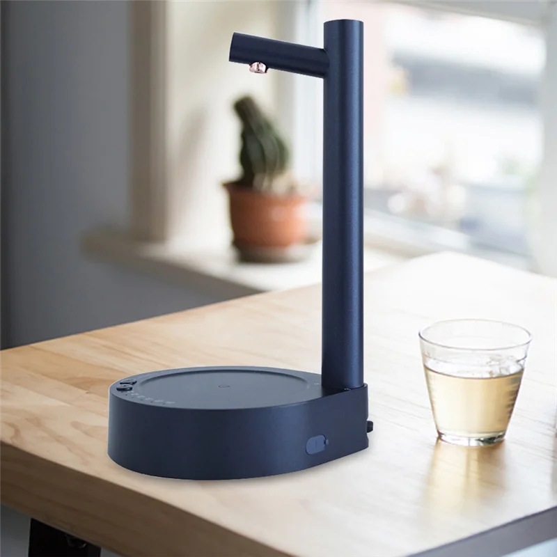 حار الكهربائية جالون المياه مضخة التلقائي زجاجة ماء مضخة موزع سطح المكتب قابلة للشحن مضخة مياه مع حامل أ