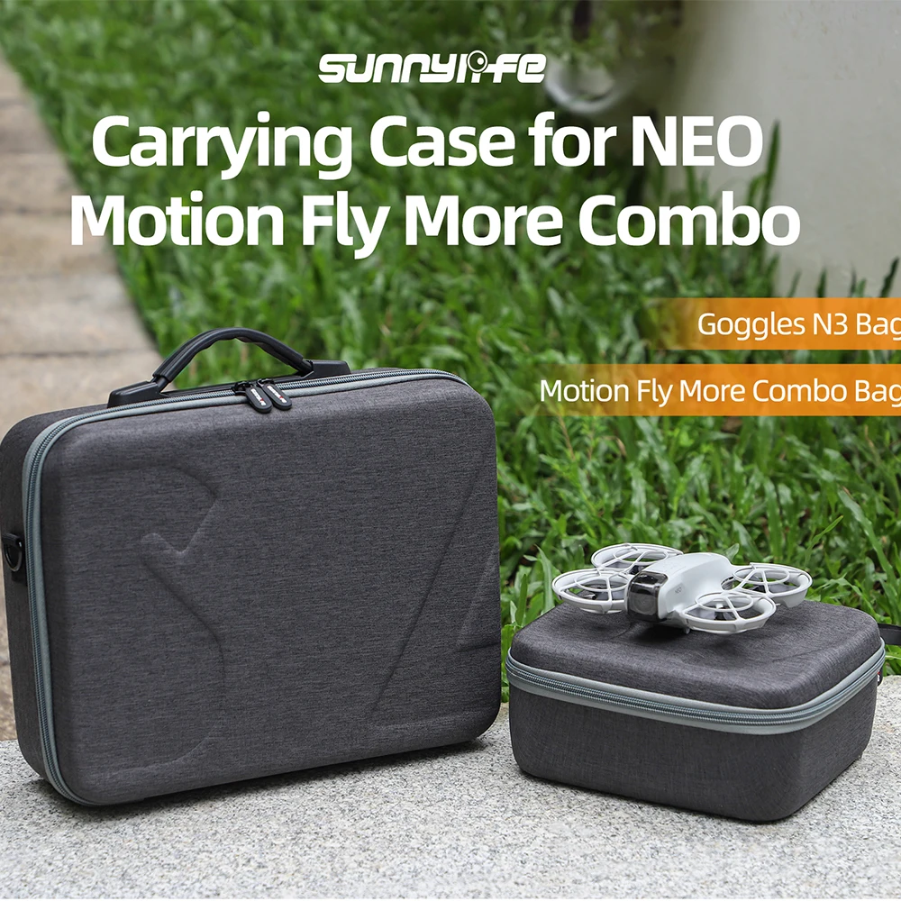 Combo Bag For DJI Neo Motion Fly More Combo Goggles N3 DJI RC Motion 3 Large Capacity Storage Case For DJI Neo Drone Accessories