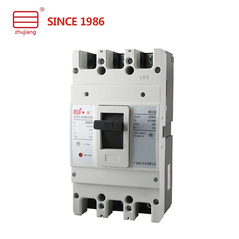

Stable Moulded Case Circuit Breaker MCCB 3P ZKZ5 Power Distribution Protection