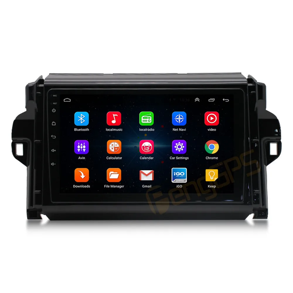 For Toyota Fortuner Covert  2015 - 2018 Android Car Radio 2Din Stereo Receiver Autoradio Multimedia Player GPS Navi Head Unit