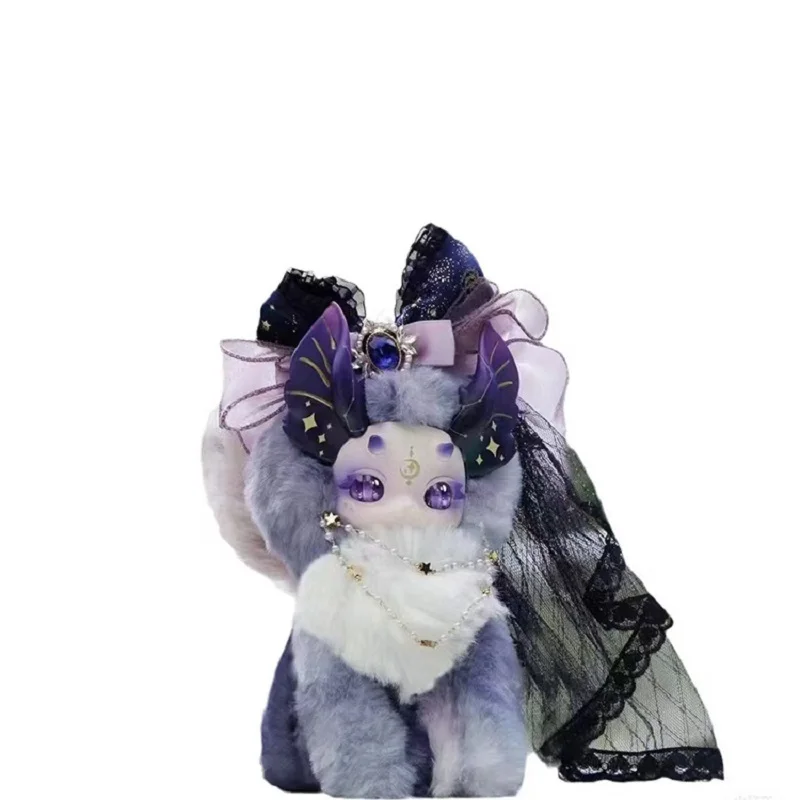 Mystery Box Maomaolong Fantasy Creature Magic Academy Pluche Blind Box Action Figure Pop Verrassing Speelgoed Kat Draak Pop Geschenken