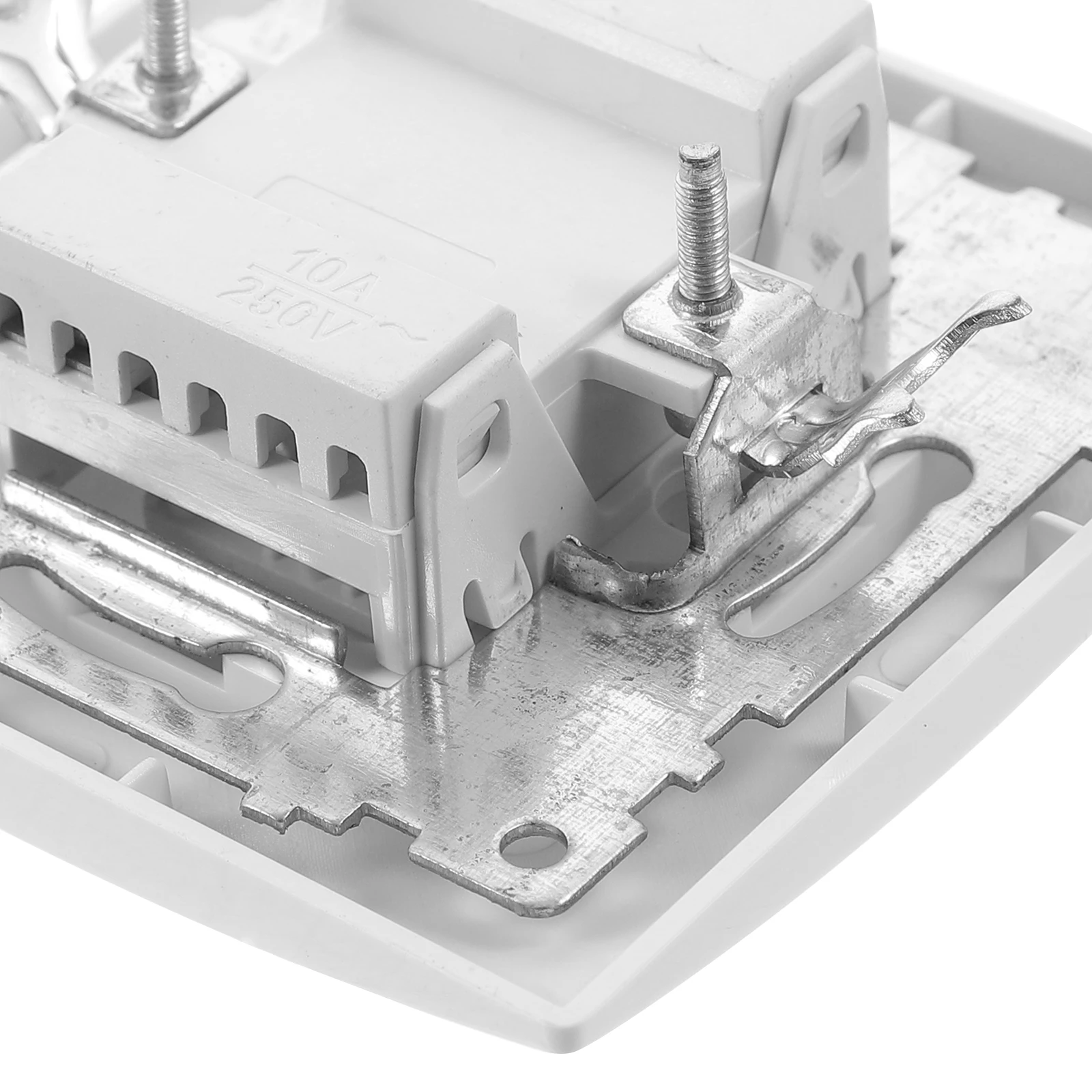 

2 шт., многофункциональный настенный переключатель, панельный переключатель управления освещением для дома, ЕС, устойчивый к высоким температурам, прочный, безопасный
