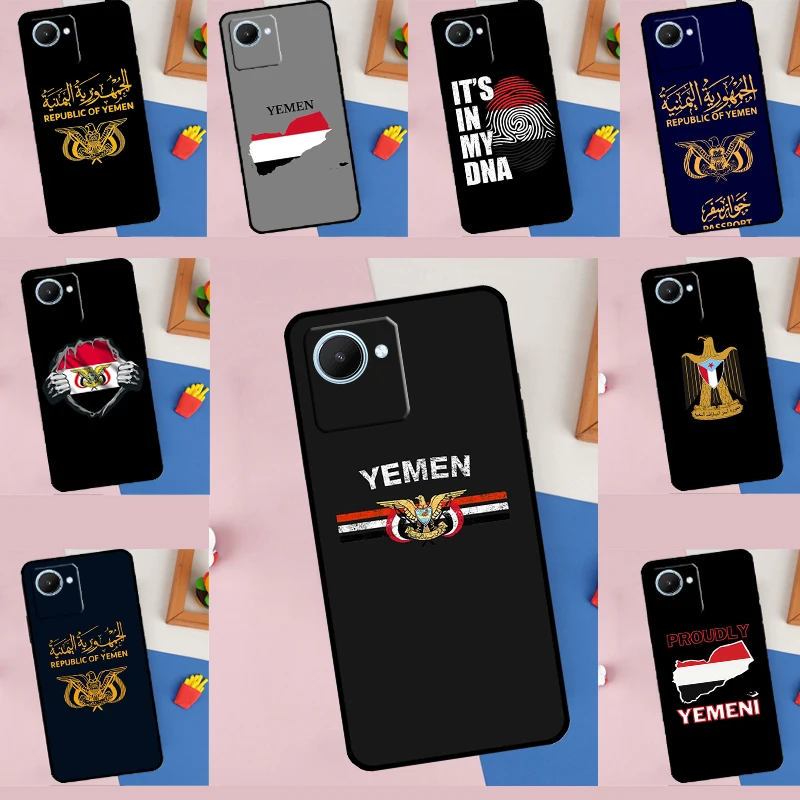 Yemen Flag For Realme 11 9 10 Pro Plus GT Neo 5 3 2 T C11 C15 C21Y C25s C30 C31 C33 C35 C55 Phone Case