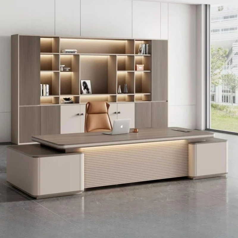 

Modern L Shaped Office Desk Standing Organizer Big Executive Luxury Office Desk Drawers Cheap Asthetic Escritorio Furniture