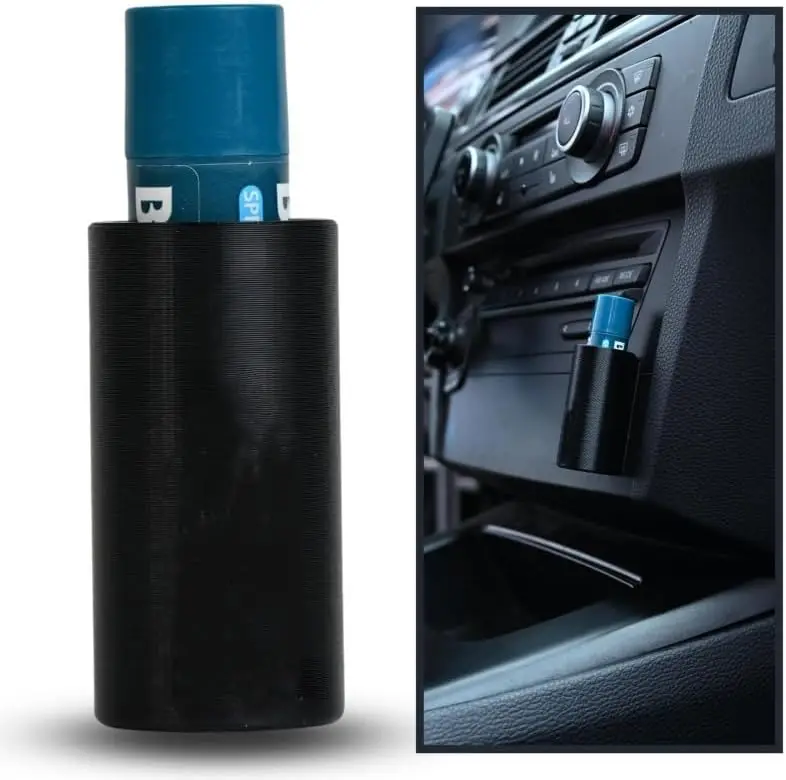 

1pc Universal Silicone Car Lipstick Holder - Portable Small Item Organizer Rack for Cosmetics and