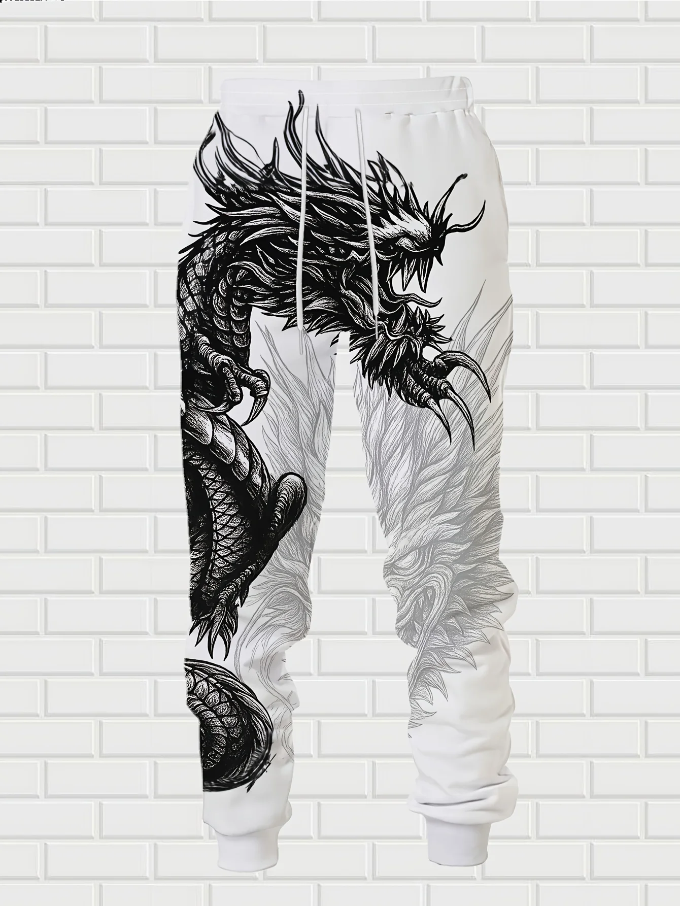 جديد وصول عادية الشتاء الخريف التنين نمط ثلاثية الأبعاد مطبوعة هوديي وسراويل مجموعة رياضية 2 قطعة مجموعة ملابس رياضية الرجال الملابس Sui