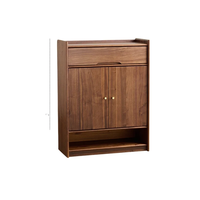 

Дверца для обувного шкафа из массива дерева, бытовой, североамериканский, черный орех, входной шкаф, узкий шкаф