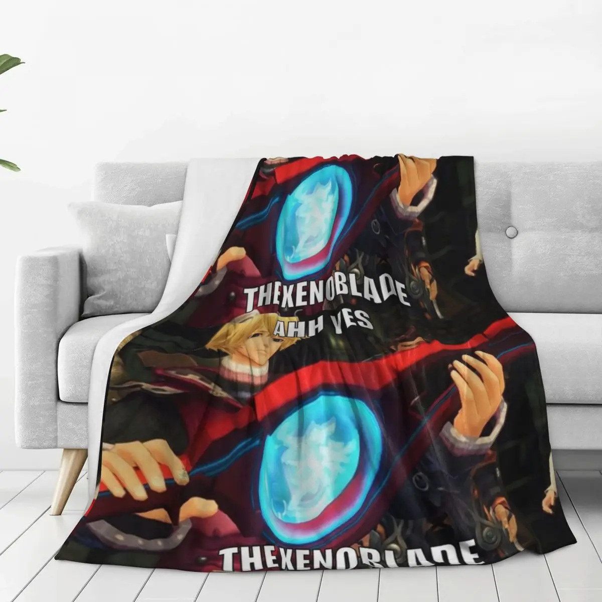 Ahh Yes, The Xenoblade Blankets Fleece Super Soft Throw Blankets Sofa Throw Blanket For Couch Bedding Office Throws Bedspread