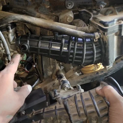 Imagen 2 del producto Accesorios para motocicleta, manguera de filtro de aire, manguera de carburador, interfaz de goma, piezas de tubo de manguera de filtro de aire para Yamaha FZ16 FZ 16