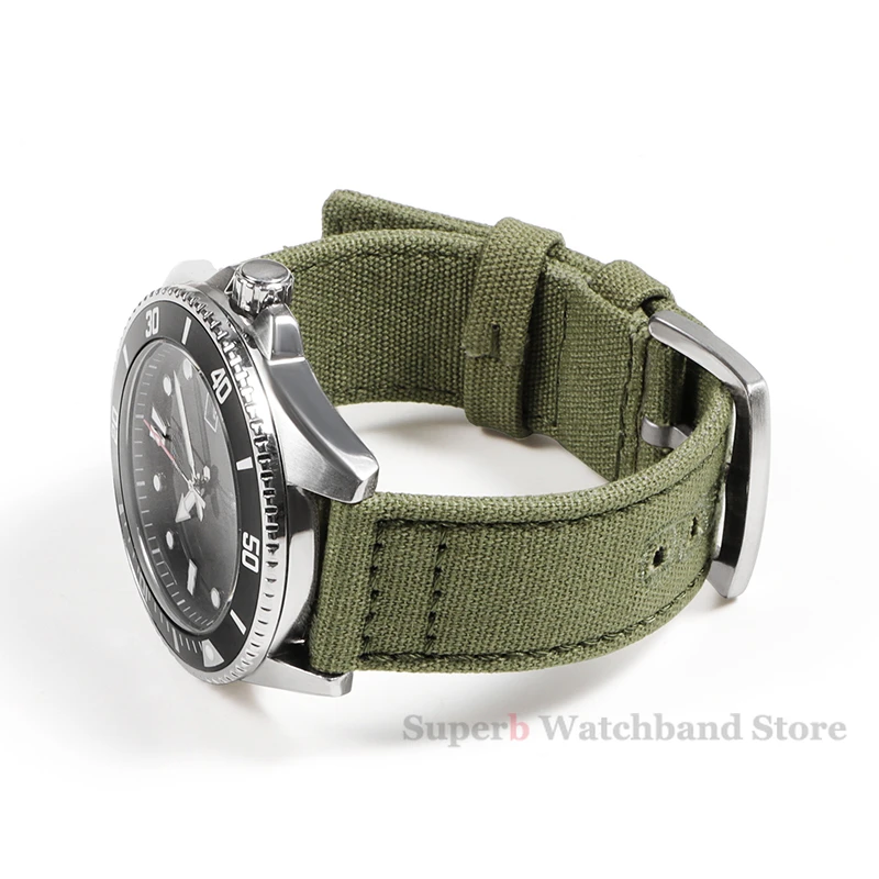 Нейлоновый ремешок 18/20/22 мм, быстросъемный браслет для Samsung Galaxy 3/4 40 мм, 44 мм, классический 46/42 мм, спортивный холст для ремешка Huawei